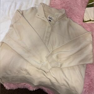 American Eagle This Feels Seriously Lived In Button Sweater